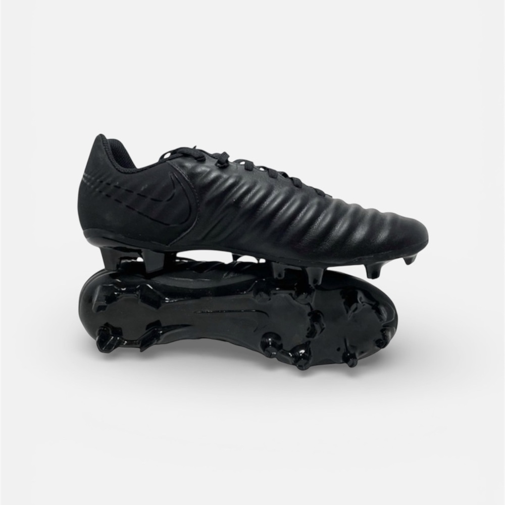 Nike Tiempo Ligera IV FG Soccer Cleats Black | 897744-001 NWOB